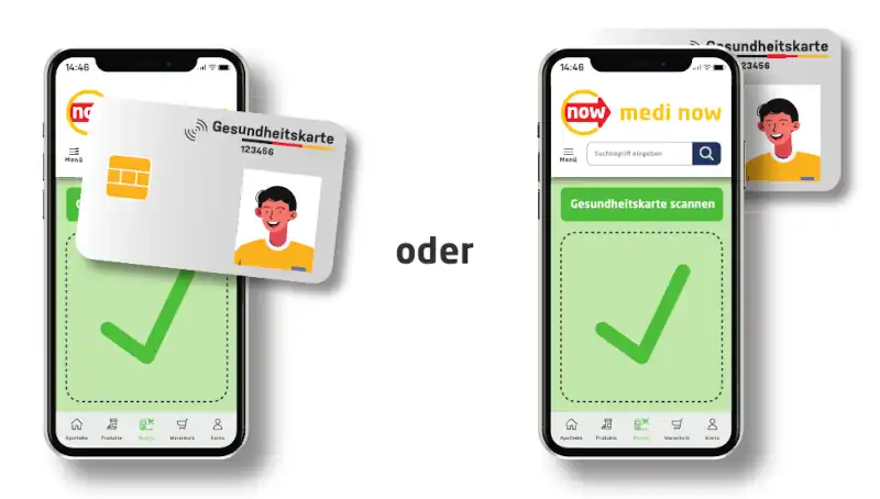 Scannen der elektronischen Gesundheitskarte mit dem Smartphone